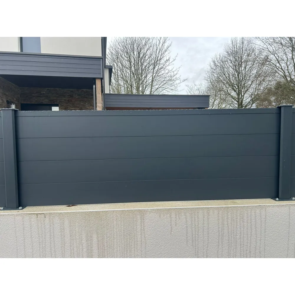 Castle Model Aluminum Flat Panel Fence System