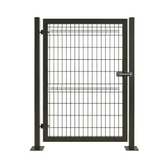 Antrasit Bahçe Kapısı - Panel Çit Kapı (Sürgü Kilitli Model) Antrasit Bahçe Kapısı - Panel Çit Kapı (Sürgü Kilitli Model)