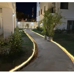 Beyaz LED Takılabilir Çim Sınırlayıcı - 7,5 cm x 20 Metre Beyaz LED Takılabilir Çim Sınırlayıcı - 7,5 cm x 20 Metre